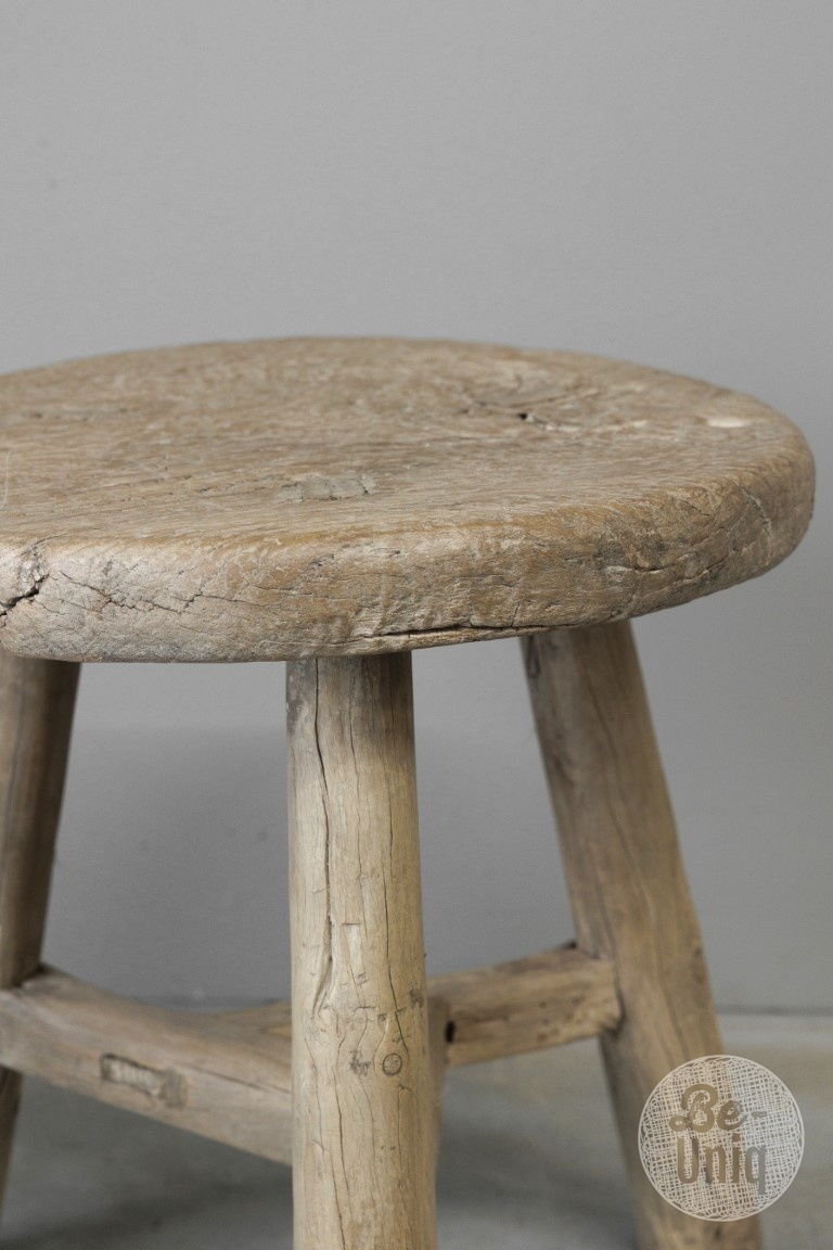 Be-Uniq Oude Ronde Bijzettafel | China | H31 x D42 cm