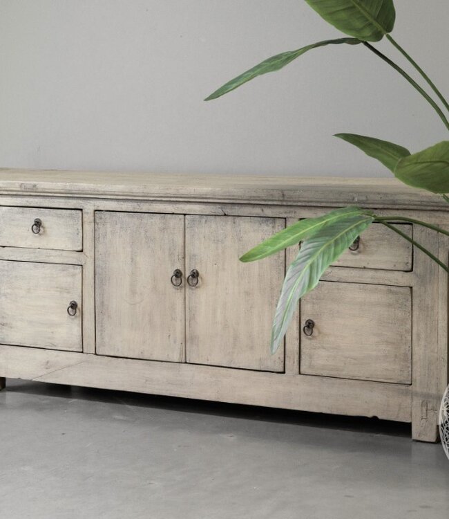 Be-Uniq Oud Dressoir Laag | China | H69xB190xD44 cm