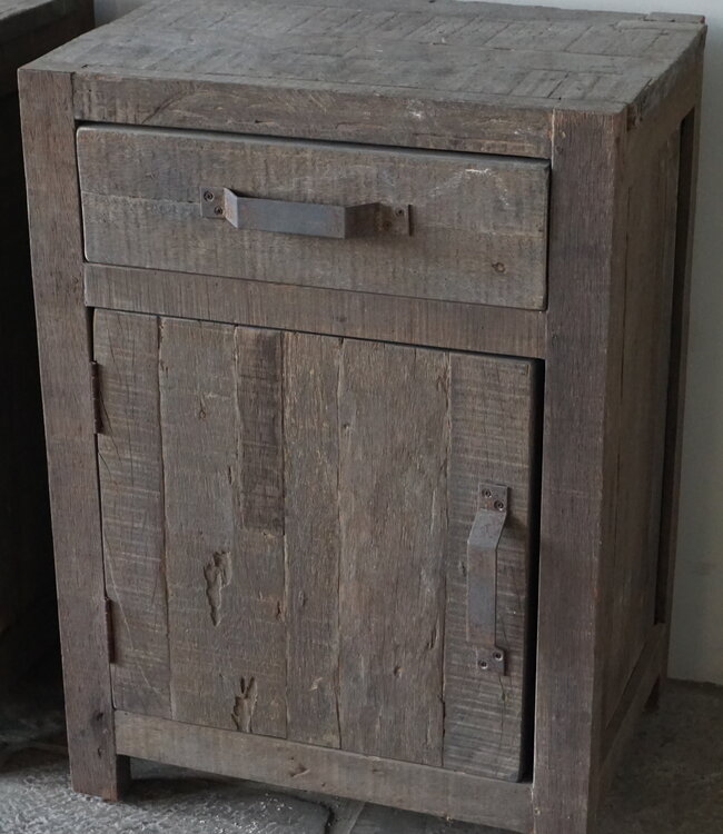 Rene Houtman Set Van 2 Nachtkastjes | Driftwood | Tweede Kansje!