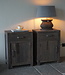 Rene Houtman Set Van 2 Nachtkastjes | Driftwood | Tweede Kansje!