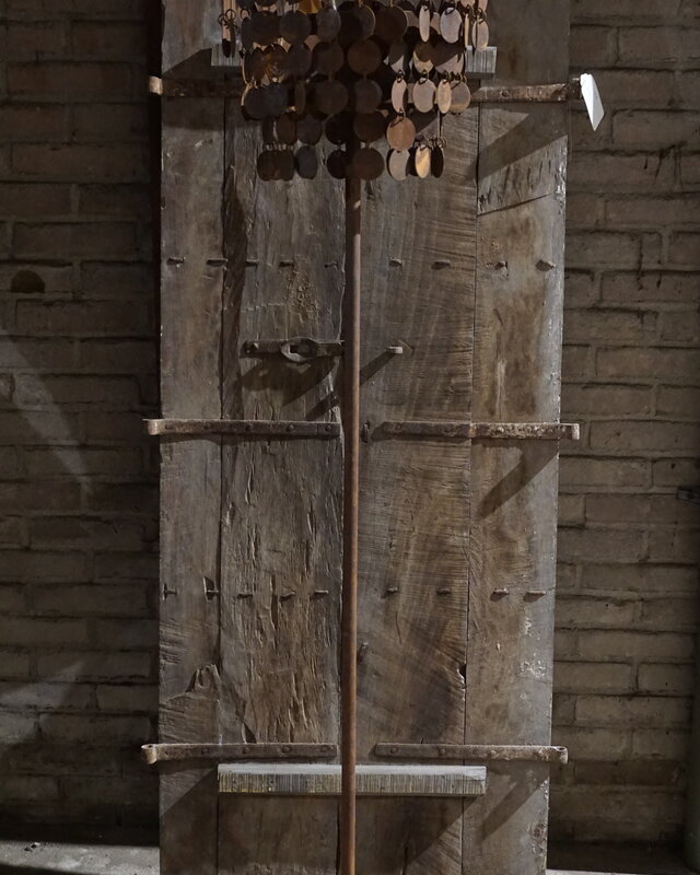 Rene Houtman Staande Lamp Schijfjes | Roest | H152 x D31 cm