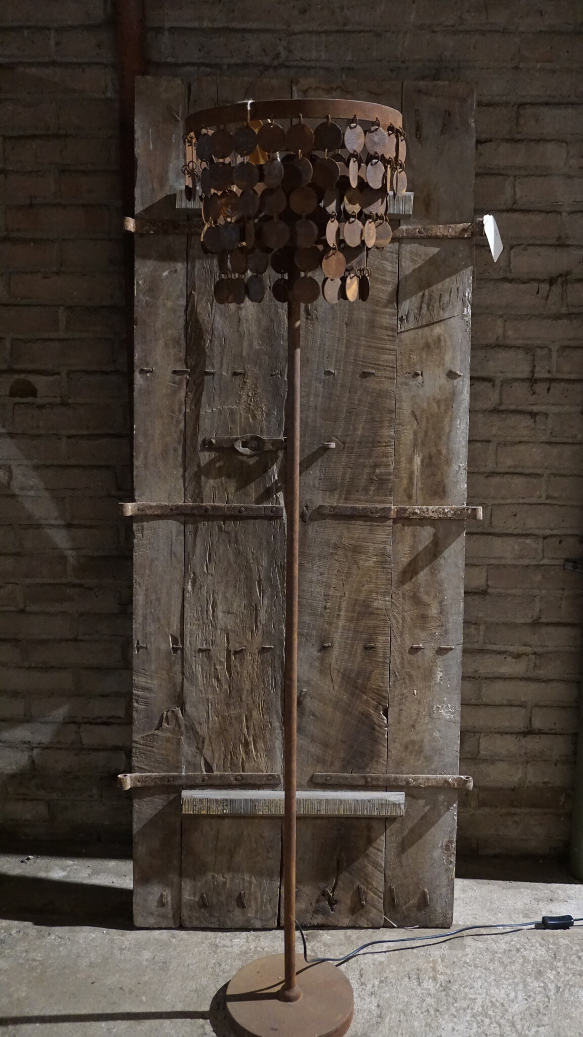 Rene Houtman Staande Lamp Schijfjes | Roest | H152 x D31 cm