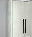 Be-Uniq 2-Deurs Kast Fancy | Licht Grijs | H225xB85xD43 cm
