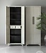 Be-Uniq 2-Deurs Kast Fancy | Licht Grijs | H225xB85xD43 cm