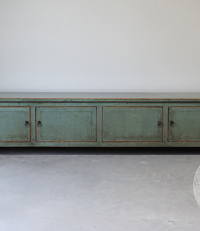 Be-Uniq TV-Meubel | Groen | H50 x B225 x D40 cm