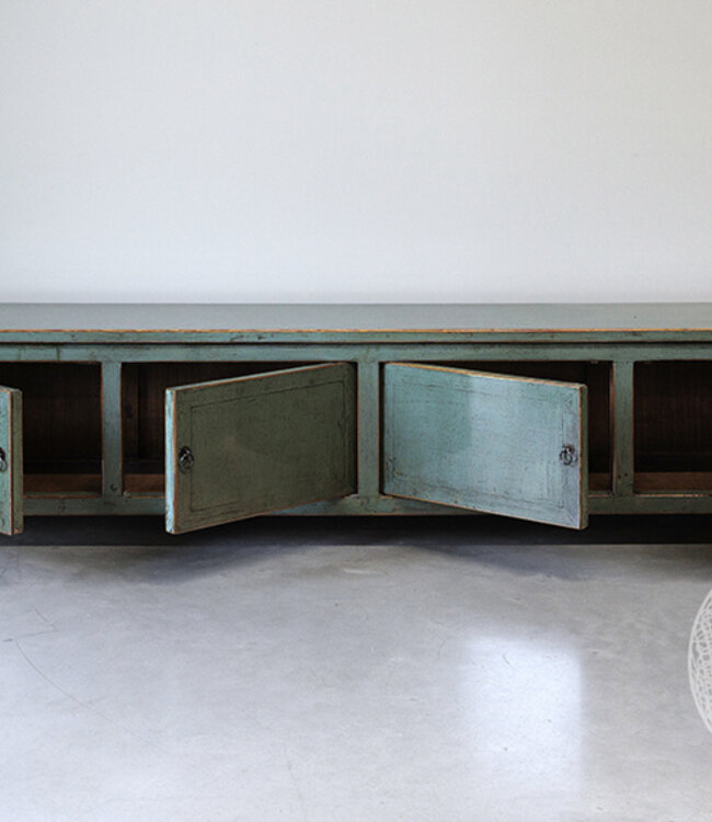 Be-Uniq TV-Meubel | Groen | H50 x B225 x D40 cm