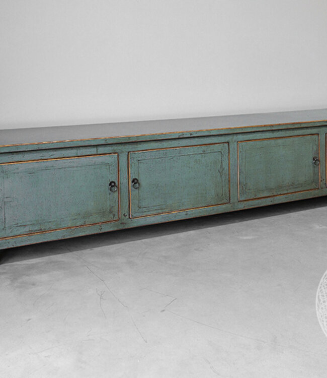 Be-Uniq TV-Meubel | Groen | H50 x B225 x D40 cm