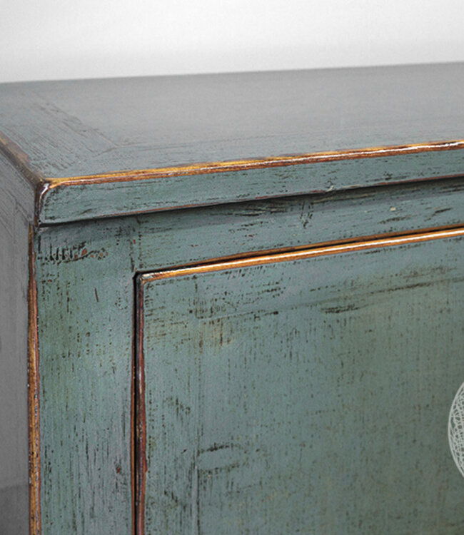 Be-Uniq TV-Meubel | Groen | H50 x B225 x D40 cm