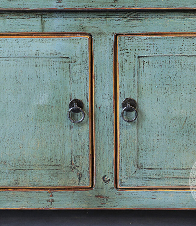 Be-Uniq TV-Meubel | Groen | H50 x B225 x D40 cm