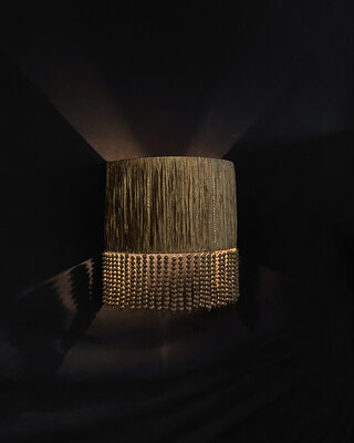 Hoffz Wandlamp Priya | Raffia | B37 x H37