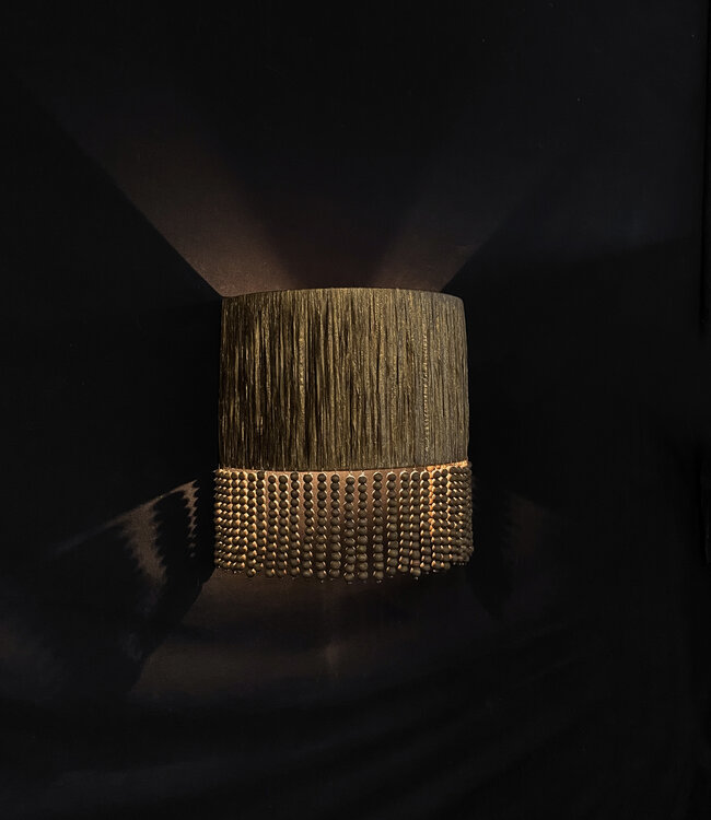 Hoffz Wandlamp Priya | Raffia |  B37 x H37
