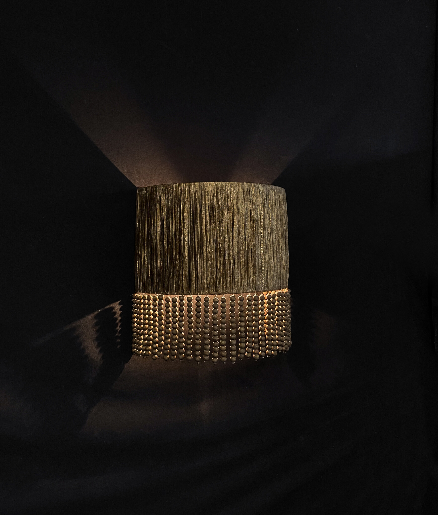 Hoffz Wandlamp Priya | Raffia | B37 x H37