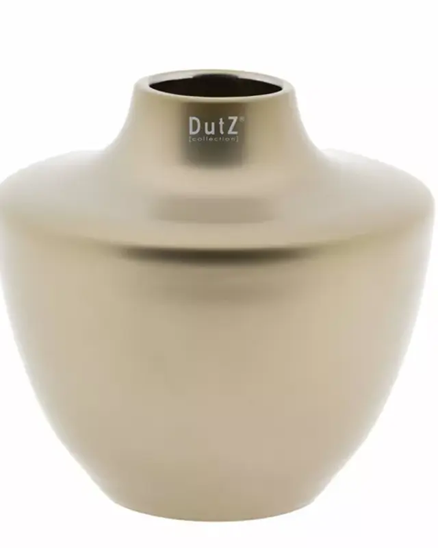 DutZ Vaas Zlatko | Mat Goud | H22 x D23 cm
