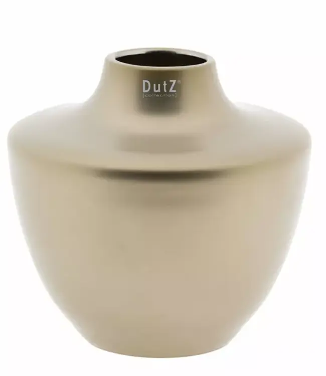 DutZ Vaas Zlatko | Mat Goud | H22 x D23 cm