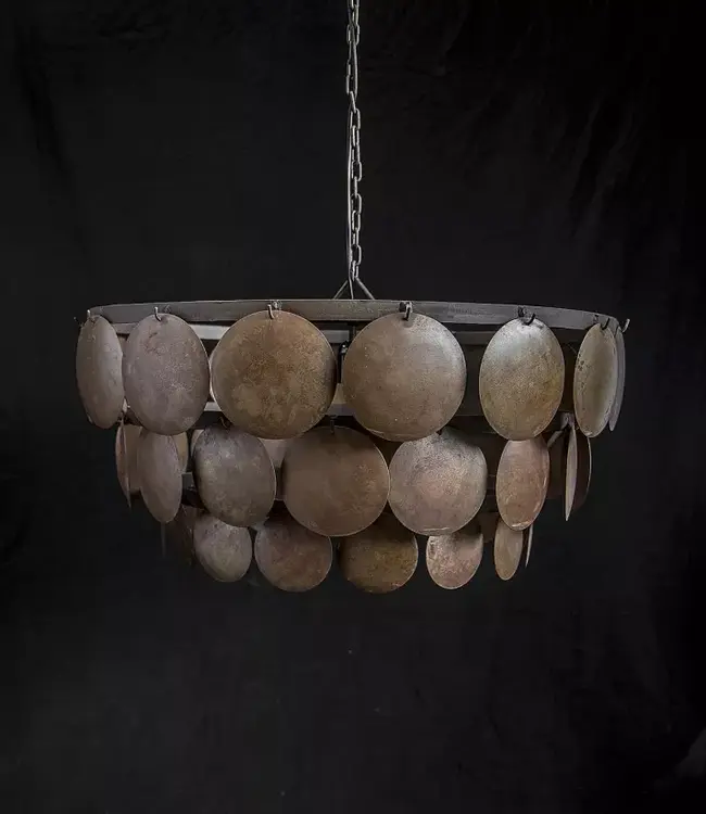 Hoffz Kroonluchter Mura | Verweerd Ijzer | H30 x D70 cm