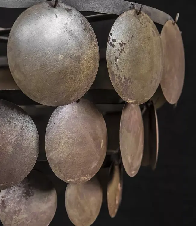 Hoffz Kroonluchter Mura | Verweerd Ijzer | H30 x D70 cm