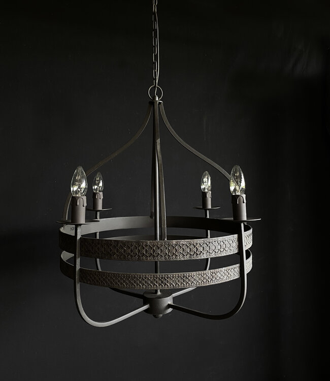 Hoffz Kroonluchter Nora | Ijzer | H57 x B51 cm