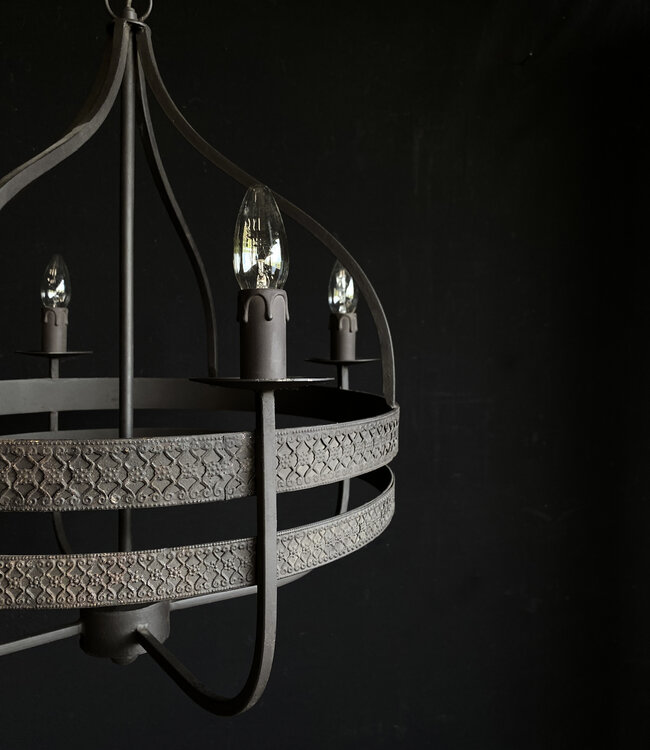 Hoffz Kroonluchter Nora | Ijzer | H57 x B51 cm