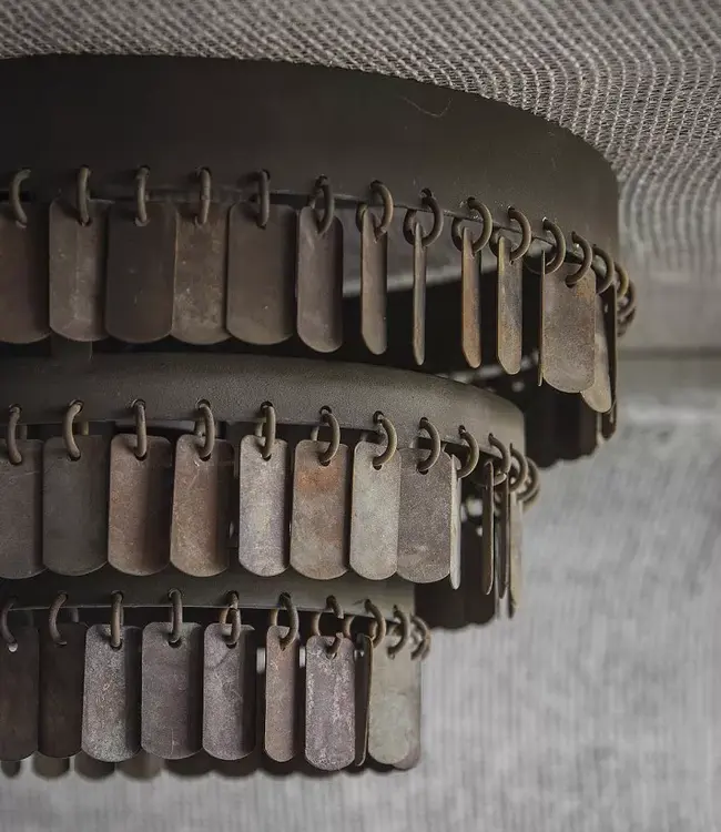 Hoffz Plafondlamp Gudha Rond | Ijzer | H17.5 x D31 cm