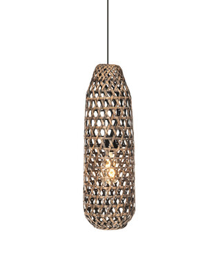 Gommaire Hanglamp Spike | Split Bamboe | H55 x Ø17,9 cm