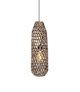 Gommaire Hanglamp Spike | Split Bamboe | H55 x Ø17,9 cm
