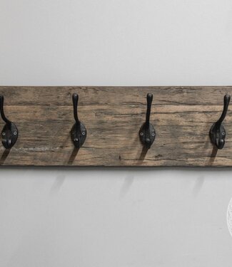 Be-Uniq Houten Kapstok James | Medium | 4 Haken