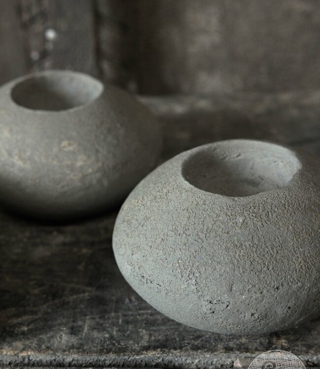 Be-Uniq Theelichthouder | Elephant Collection | H6 x D10 cm