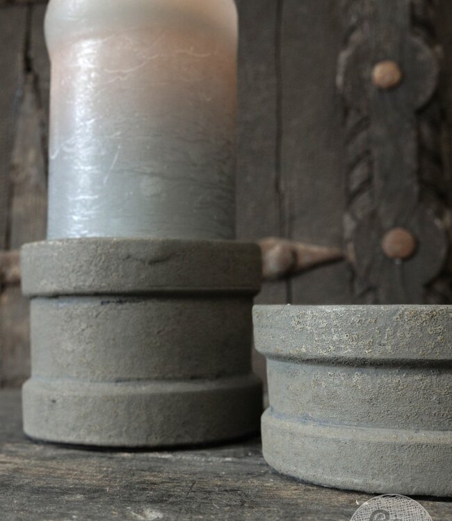 Be-Uniq Kaarsenhouder | Small | Elephant Collection | H6 x D13 cm