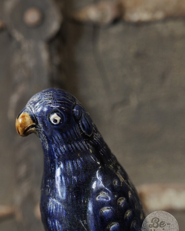 Be-Uniq Papegaai Blauw | China | H26 x B8 x D13 cm