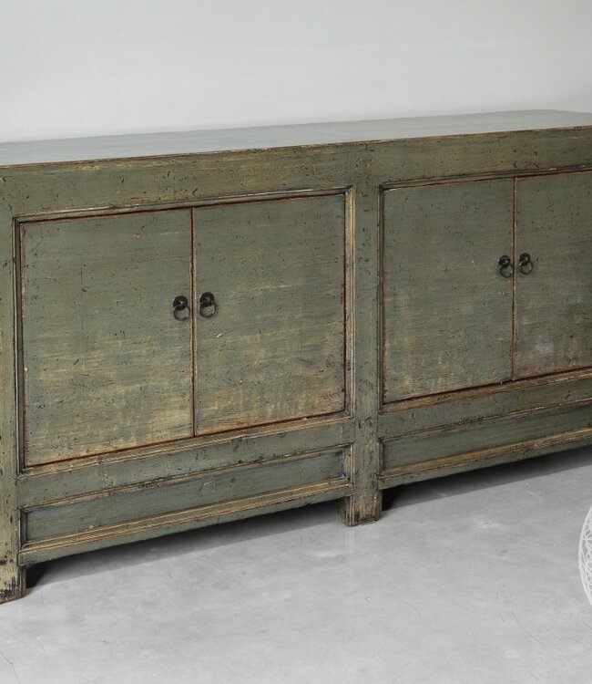 Be-Uniq Dressoir Hunter Groen | China | H88xB171xD45 cm