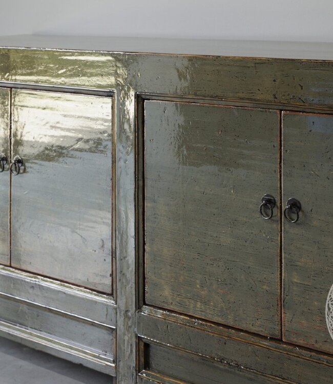 Be-Uniq Dressoir Hunter Groen | China | H88xB171xD45 cm