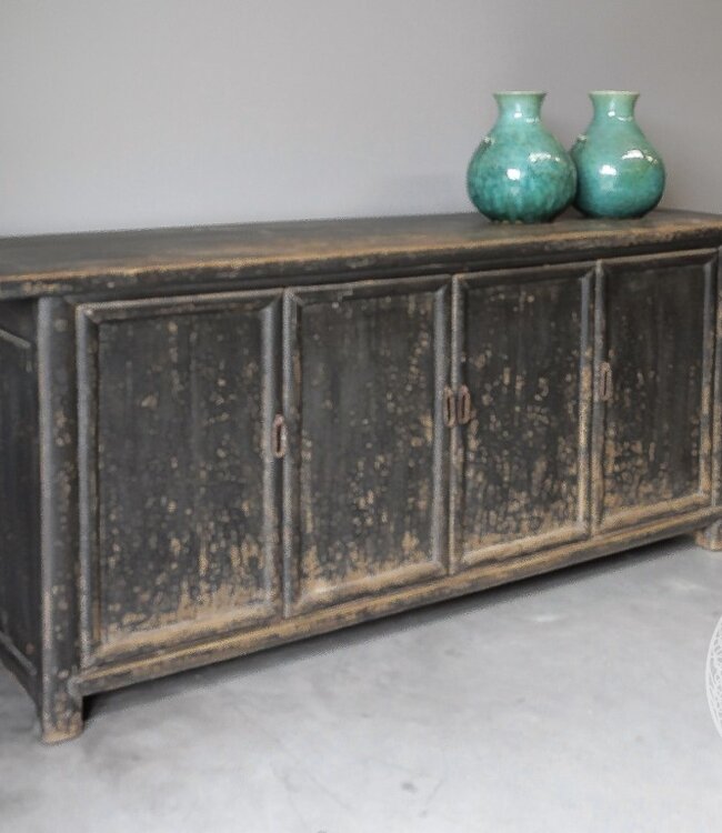 Be-Uniq Dressoir Sleets Zwart | China | H85xB186xD48 cm