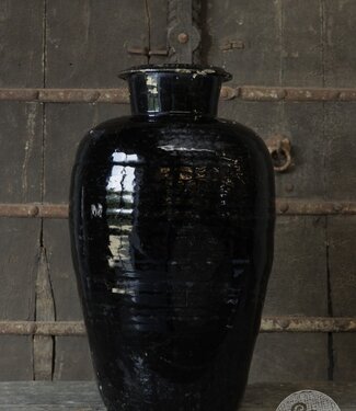 Be-Uniq Pot Glazuur Zwart | China | H61xB35xD35 cm
