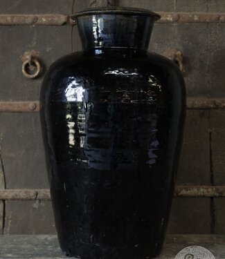 Be-Uniq Pot Glazuur Zwart | China | H59 x D40 cm
