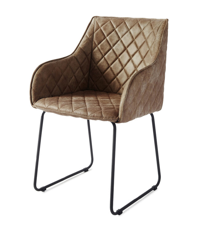 Rivièra Maison Eetkamerstoel Frisco Drive | Koffie | H83 x B54 x D44 cm