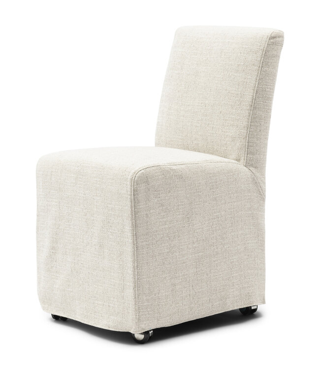 Rivièra Maison Eetkamerstoel Firenze | Wit | H85 x B49 x D60 cm