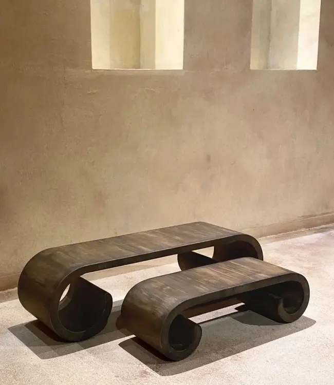 Hoffz Salontafel | Set Van 2 | Indra | L130 x B35 x H35 + L90 x B30 x H25 cm