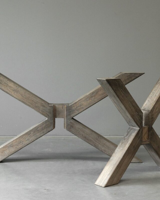 Be-Uniq Eettafel Ovaal | Patine | H78 x B220 x D110 cm