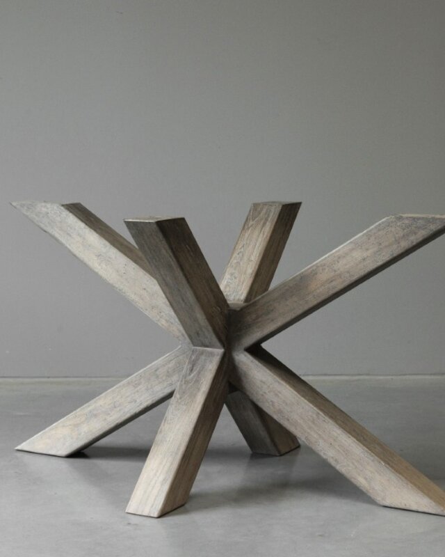 Be-Uniq Eettafel Ovaal | Patine | H78 x B220 x D110 cm