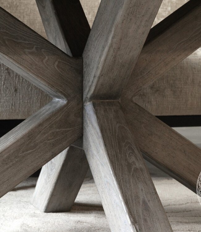 Be-Uniq Eettafel Ovaal | Patine | H78 x B220 x D110 cm