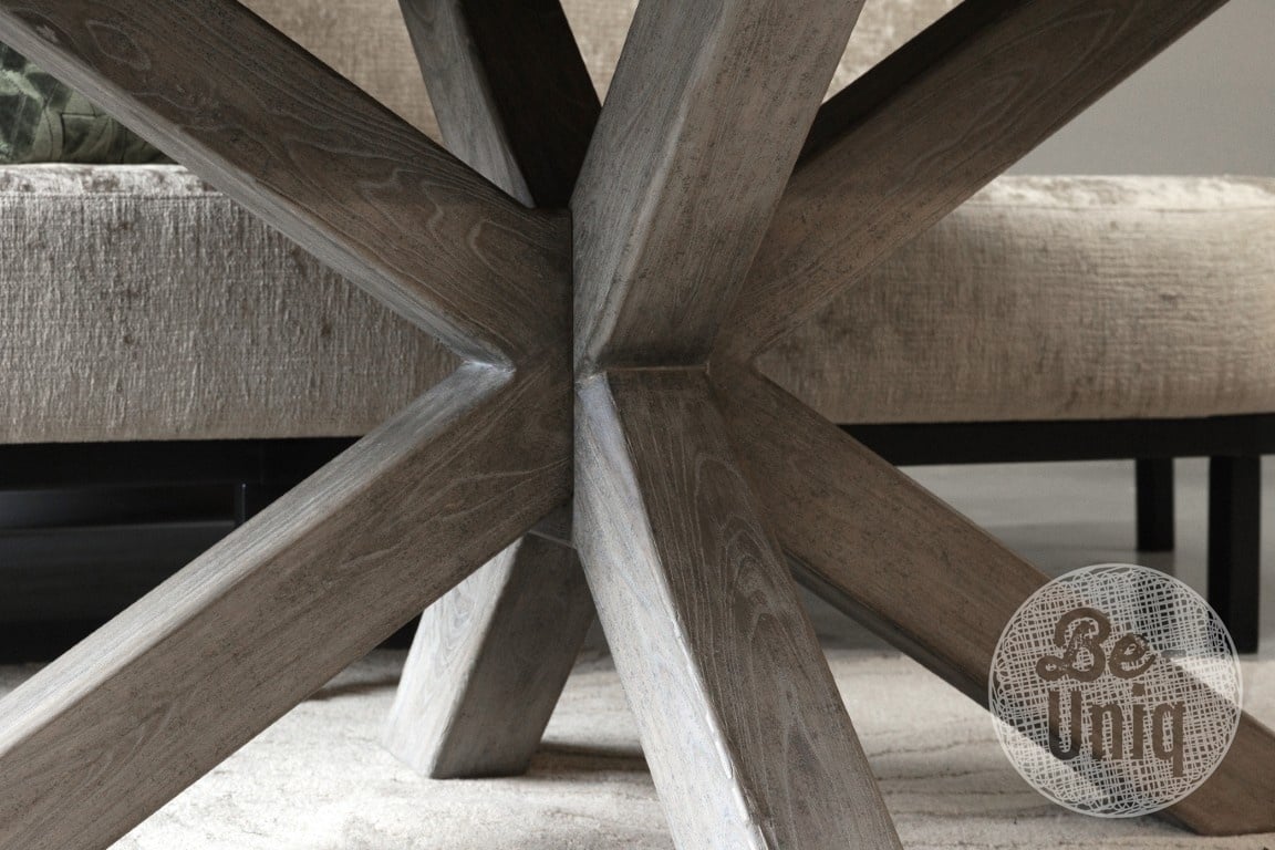 Be-Uniq Eettafel Ovaal | Patine | H78 x B220 x D110 cm