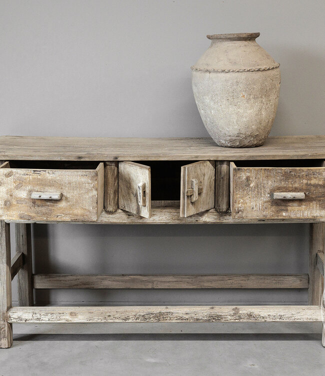 Be-Uniq Oude Wandtafel | India | H82xB150xD46 cm