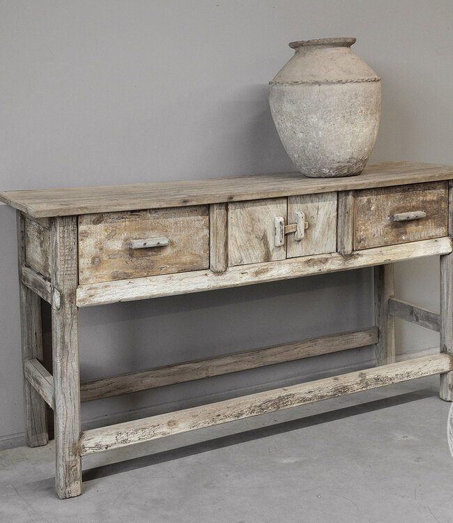 Be-Uniq Oude Wandtafel | India | H82xB150xD46 cm