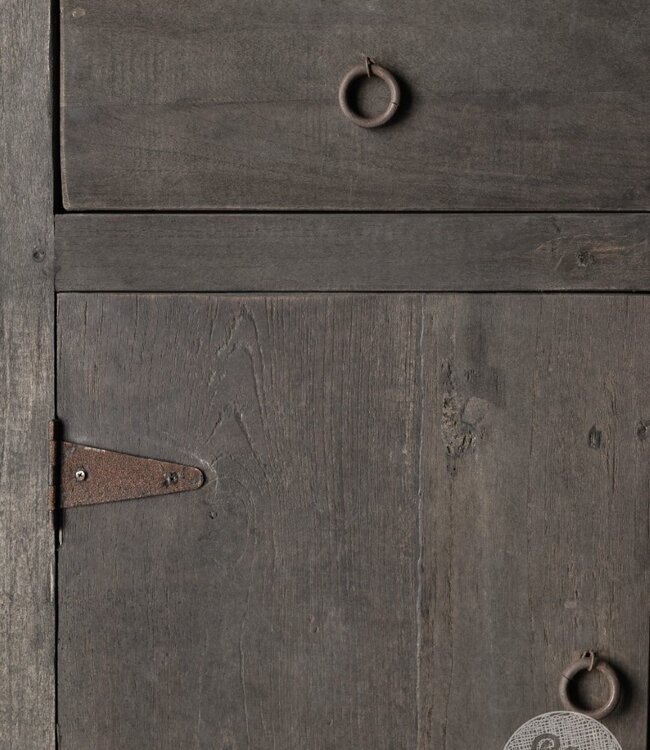 Be-Uniq Nachtkastje | Linksdraaiend | Provence | H80 x B45 x D35 cm