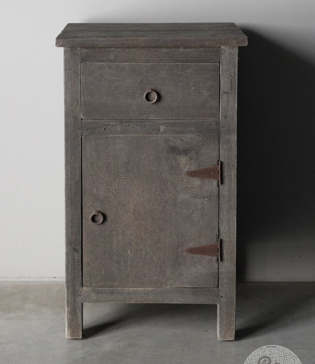 Be-Uniq Nachtkastje | Rechtsdraaiend | Provence | H80 x B45 x D35 cm