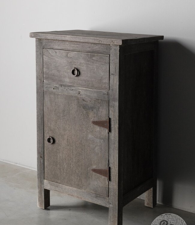 Be-Uniq Nachtkastje | Rechtsdraaiend | Provence | H80 x B45 x D35 cm