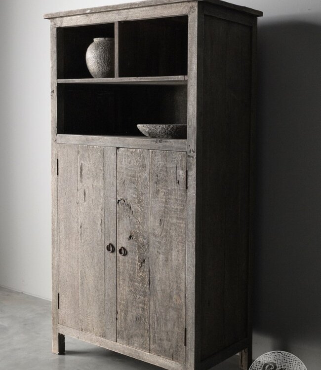 Be-Uniq Kast Met Open Vak | Provence | H150 x B80 x D45 cm