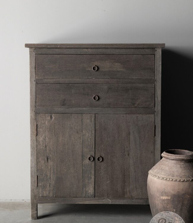 Be-Uniq Kast 2-Deurs 2-Lades | Provence | H110 x B85 x D40 cm