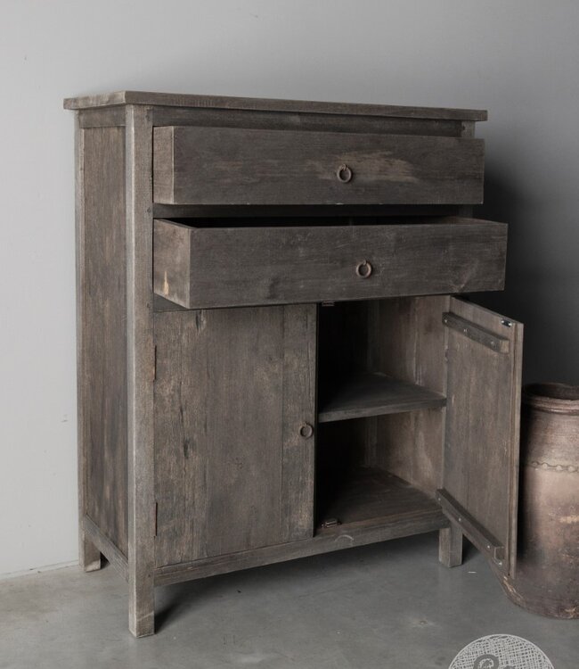 Be-Uniq Kast 2-Deurs 2-Lades | Provence | H110 x B85 x D40 cm