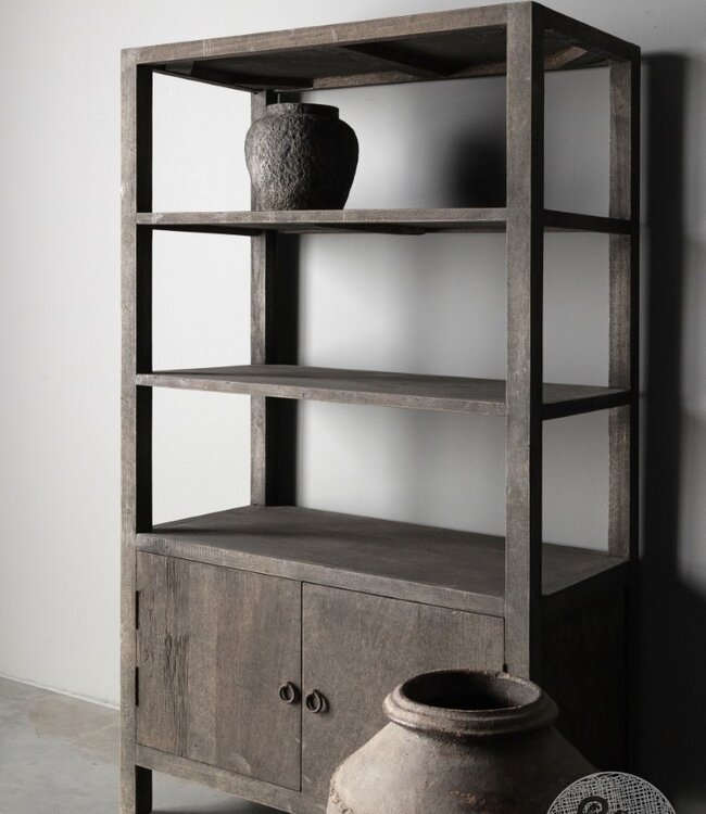 Be-Uniq Keukenrek 2-Deurs | Provence | H140 x B80 x D40 cm